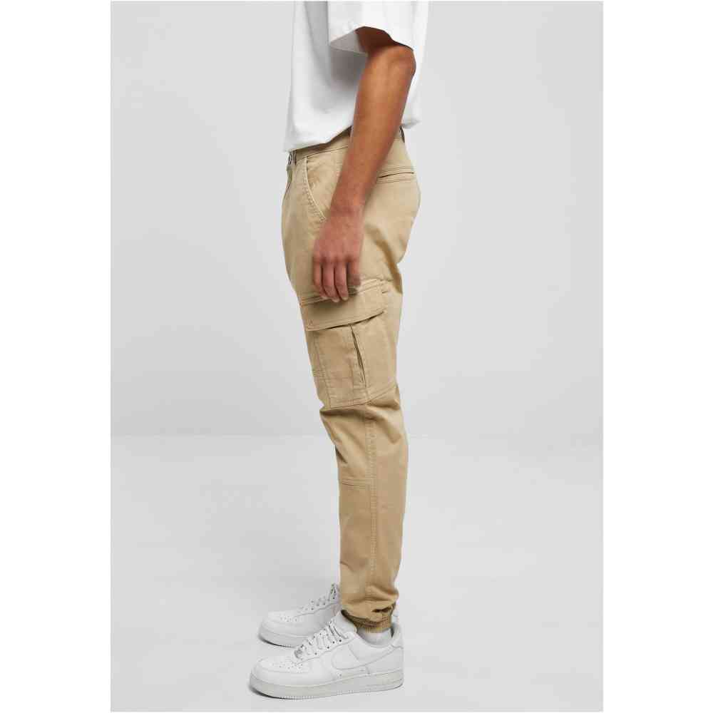 Urban Classics - Washed Cargo Twill Pantalon de jogging homme - Beige